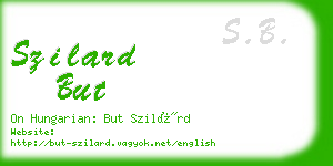 szilard but business card